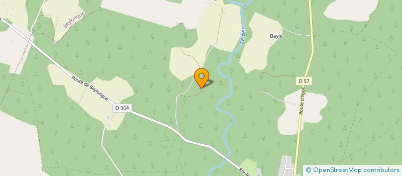 localisation de l'entreprise MONSIEUR JEAN PEZAUD  SAINT-YAGUEN