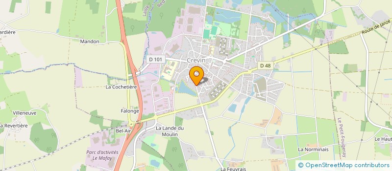 localisation de l'entreprise MONSIEUR JEAN PHELIPPE  SAULNIERES