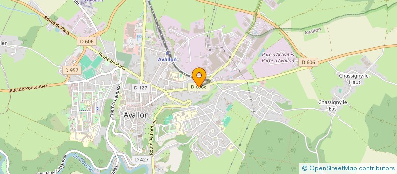 localisation de l'entreprise MONSIEUR JEAN PHELIPPOT à AVALLON