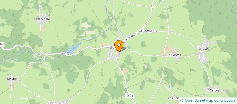 localisation de l'entreprise MONSIEUR JEAN PHILIBERT à CRAPONNE-SUR-ARZON