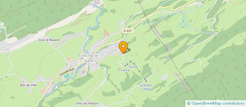 localisation de l'entreprise MONSIEUR JEAN PHILIPONA  FONCINE-LE-HAUT