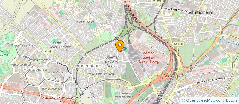 localisation de l'entreprise MONSIEUR JEAN PHILIPPE  STRASBOURG