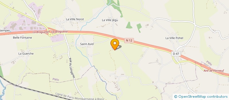 localisation de l'entreprise MONSIEUR JEAN PHILIPPE à PLELO