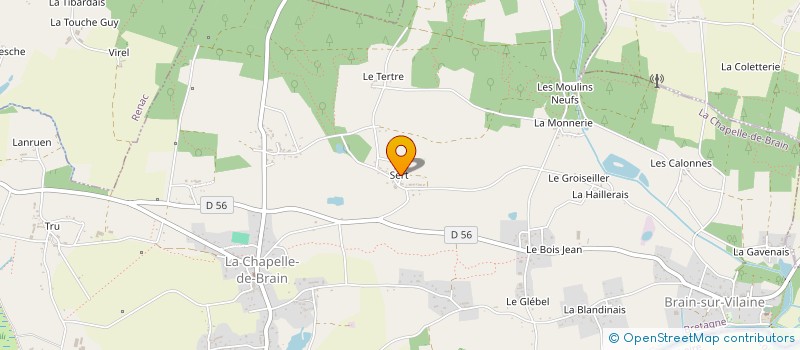 localisation de l'entreprise MONSIEUR JEAN PHILIPPE à LA CHAPELLE-DE-BRAIN