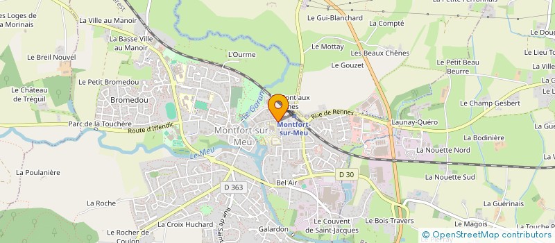 localisation de l'entreprise MONSIEUR JEAN PHILIPPE  MONTFORT-SUR-MEU