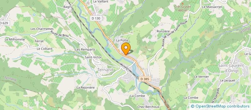 localisation de l'entreprise MONSIEUR JEAN PHILIPPE  TERNAND