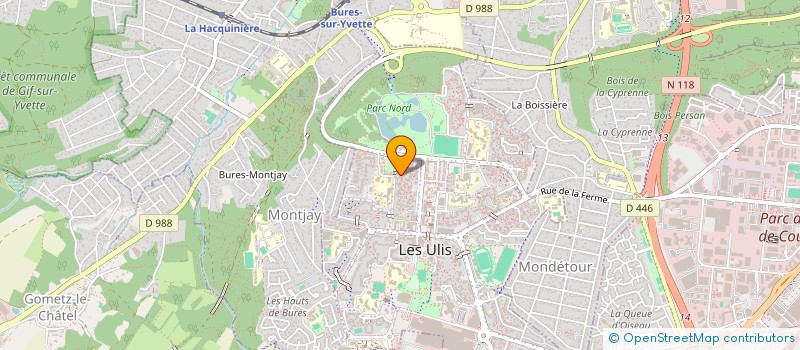 localisation de l'entreprise MONSIEUR JEAN PHILIPPE ADADE à LES ULIS