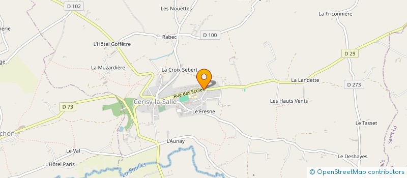 localisation de l'entreprise MONSIEUR JEAN-PHILIPPE ALLIX à CERISY-LA-SALLE