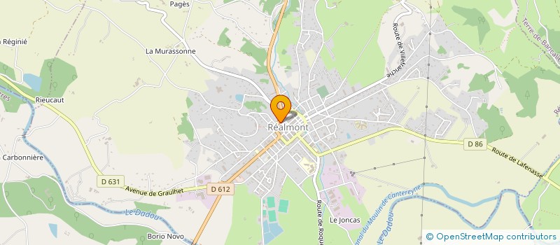 localisation de l'entreprise MONSIEUR JEAN-PHILIPPE ARABEYRE  REALMONT