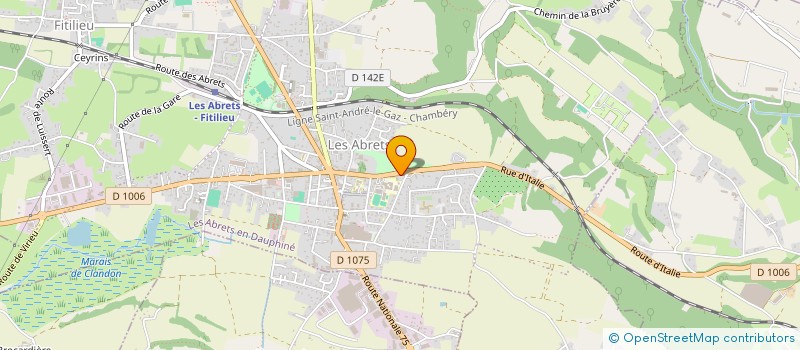 localisation de l'entreprise MONSIEUR JEAN-PHILIPPE ARMANET  LES ABRETS-EN-DAUPHINE