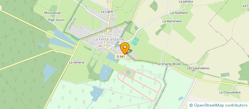 localisation de l'entreprise MONSIEUR JEAN-PHILIPPE AUBERT à LA FERTE-VIDAME