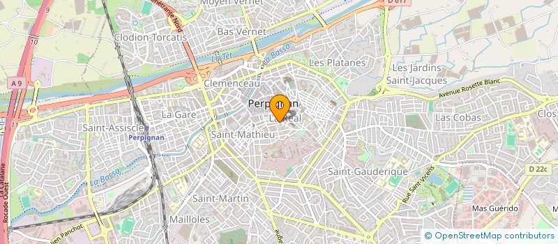 localisation de l'entreprise MONSIEUR JEAN-PHILIPPE AUGE  PERPIGNAN