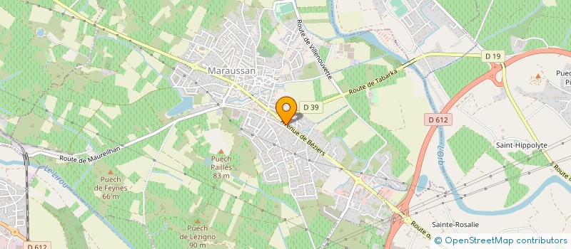 localisation de l'entreprise MONSIEUR JEAN PHILIPPE AZAIS  MARAUSSAN