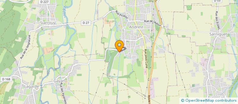 localisation de l'entreprise MONSIEUR JEAN-PHILIPPE BACQUE  ANDREST