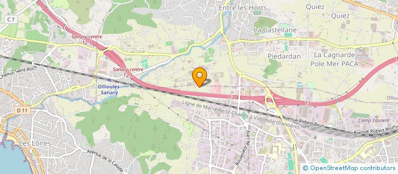 localisation de l'entreprise MONSIEUR JEAN-PHILIPPE BAILLY  SIX-FOURS-LES-PLAGES