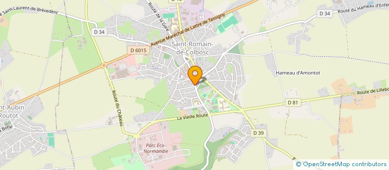 localisation de l'entreprise MONSIEUR JEAN PHILIPPE BANEL  SAINT-ROMAIN-DE-COLBOSC