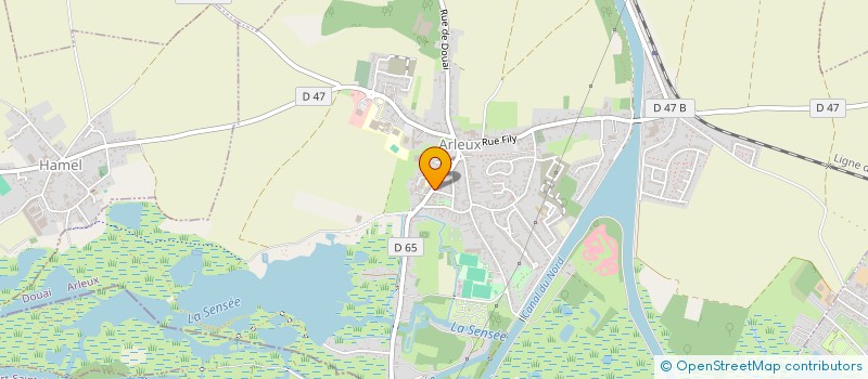 localisation de l'entreprise MONSIEUR JEAN-PHILIPPE BARBIER  ARLEUX