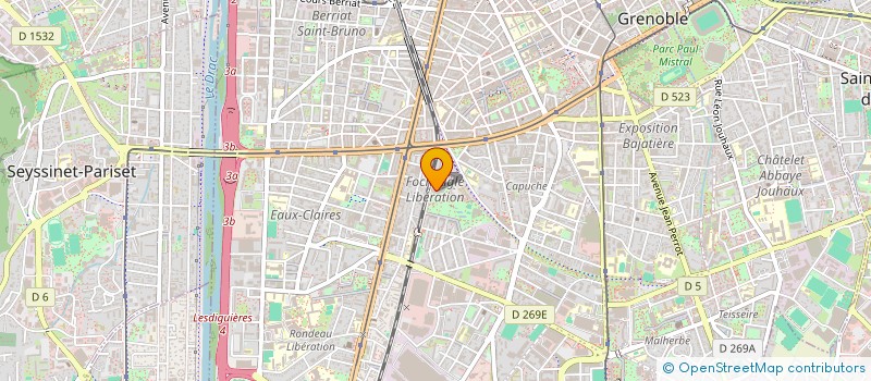 localisation de l'entreprise MONSIEUR JEAN-PHILIPPE BARBIER  GRENOBLE