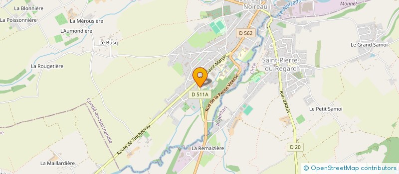 localisation de l'entreprise MONSIEUR JEAN-PHILIPPE BARRE  CONDE-EN-NORMANDIE