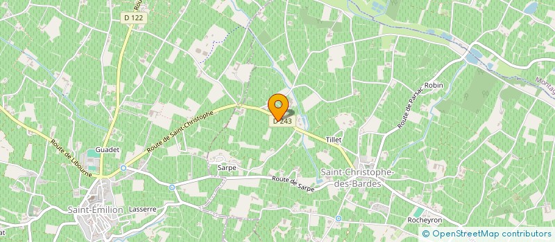 localisation de l'entreprise MONSIEUR JEAN-PHILIPPE BATARD  SAINT-CHRISTOPHE-DES-BARDES