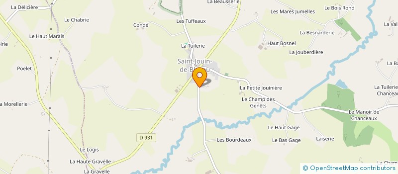 localisation de l'entreprise MONSIEUR JEAN-PHILIPPE BAUDOUIN à SAINT-JOUIN-DE-BLAVOU