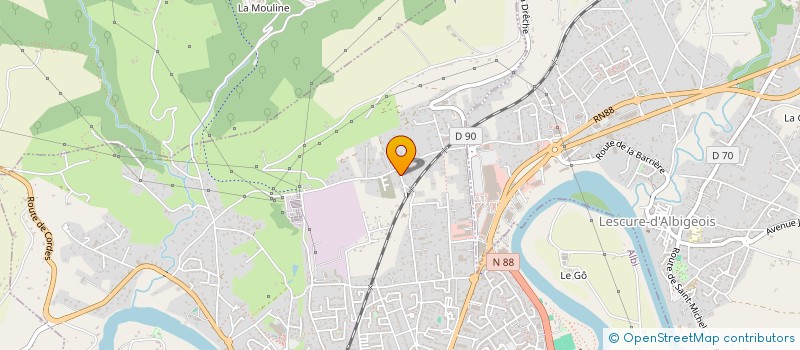 localisation de l'entreprise MONSIEUR JEAN-PHILIPPE BAUGARD à ALBI