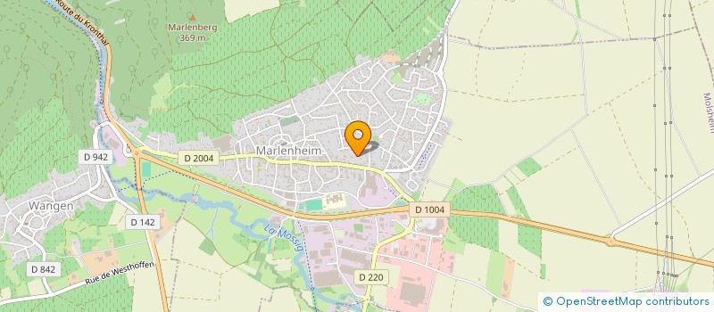 localisation de l'entreprise MONSIEUR JEAN-PHILIPPE BAUMERT à MARLENHEIM