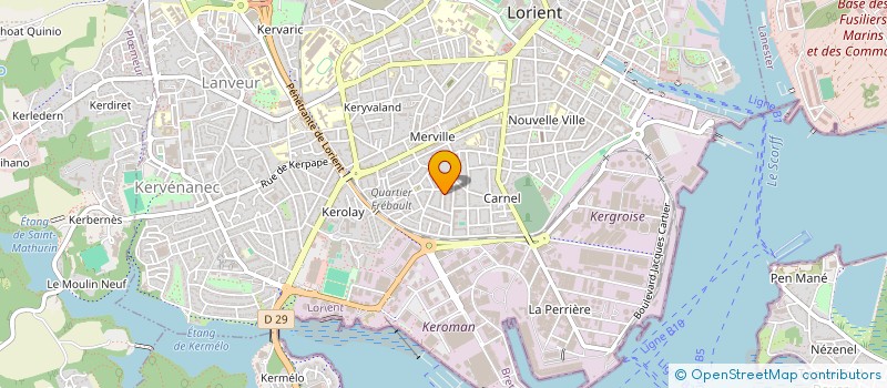 localisation de l'entreprise MONSIEUR JEAN-PHILIPPE BEHM  LORIENT