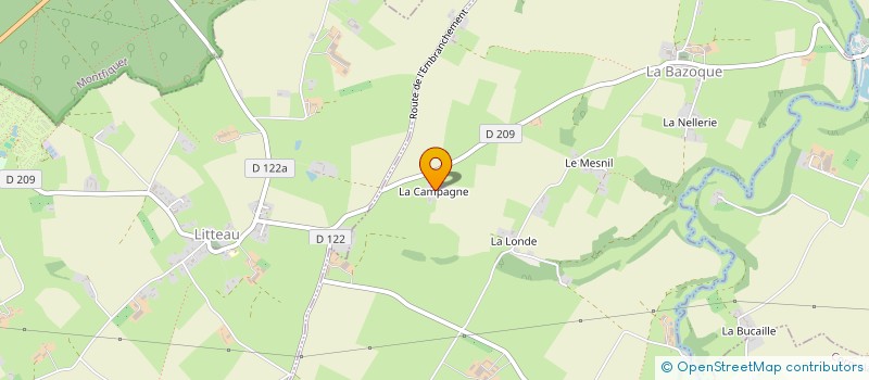 localisation de l'entreprise MONSIEUR JEAN-PHILIPPE BELLEE  LA BAZOQUE