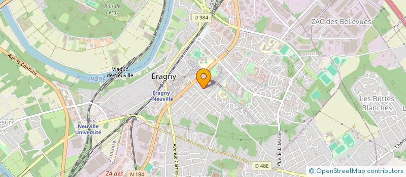 localisation de l'entreprise MONSIEUR JEAN-PHILIPPE BELLIARD  ERAGNY