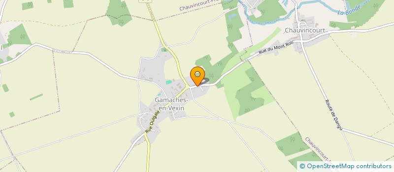 localisation de l'entreprise MONSIEUR JEAN PHILIPPE BENOIT  GAMACHES-EN-VEXIN