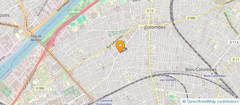 localisation de l'entreprise MONSIEUR JEAN-PHILIPPE BERAY à COLOMBES