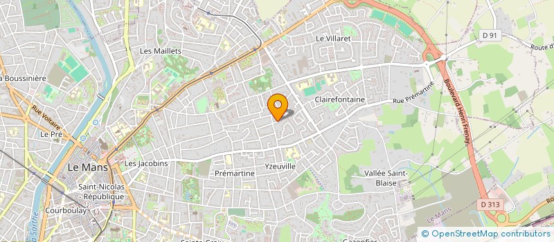 localisation de l'entreprise MONSIEUR JEAN PHILIPPE BERNEDE à LE MANS