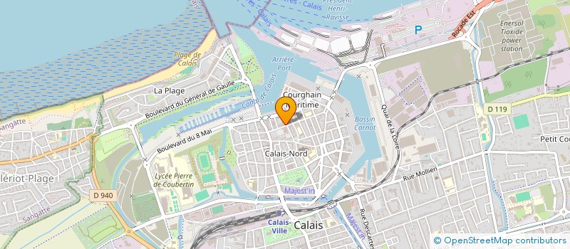 localisation de l'entreprise MONSIEUR JEAN-PHILIPPE BERTHIER  CALAIS