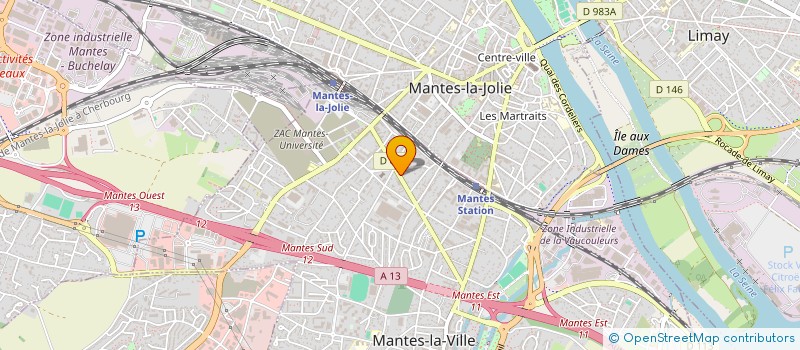 localisation de l'entreprise MONSIEUR JEAN-PHILIPPE BESNARD  MANTES-LA-VILLE