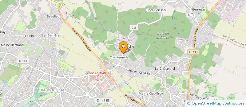 localisation de l'entreprise MONSIEUR JEAN PHILIPPE BIARD  ROYAN