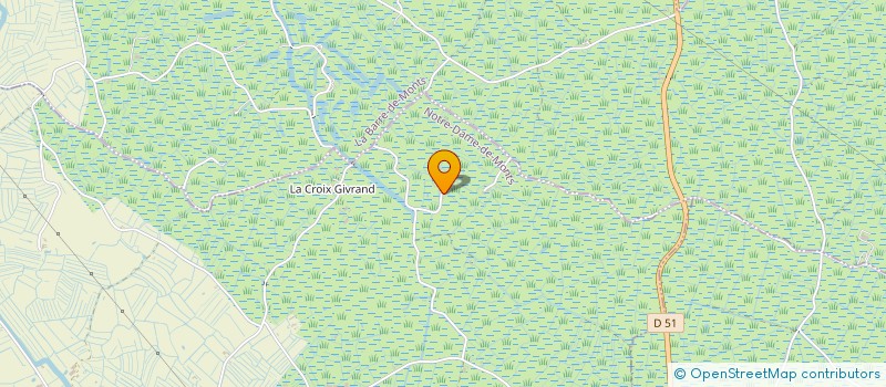 localisation de l'entreprise MONSIEUR JEAN-PHILIPPE BIDEAU  NOTRE-DAME-DE-MONTS