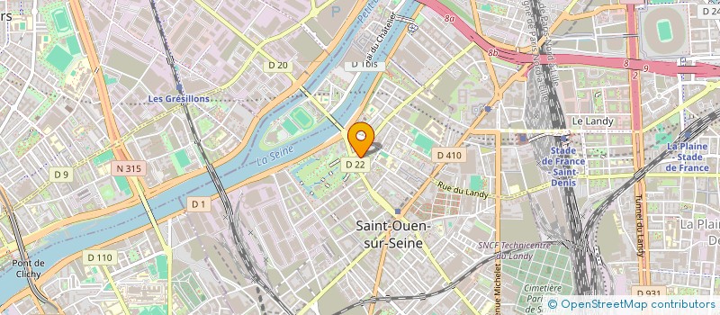 localisation de l'entreprise MONSIEUR JEAN PHILIPPE BLOMBO à SAINT-OUEN-SUR-SEINE