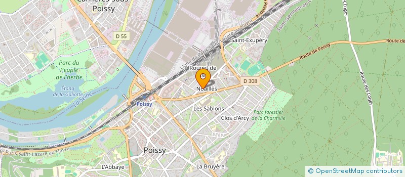 localisation de l'entreprise MONSIEUR JEAN-PHILIPPE BLOND  POISSY