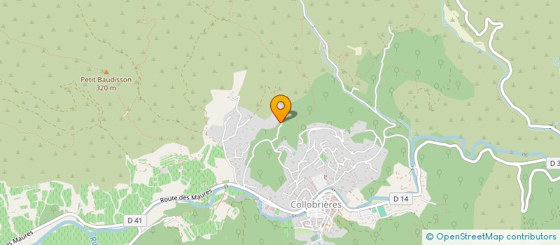 localisation de l'entreprise MONSIEUR JEAN-PHILIPPE BONNARD  COLLOBRIERES