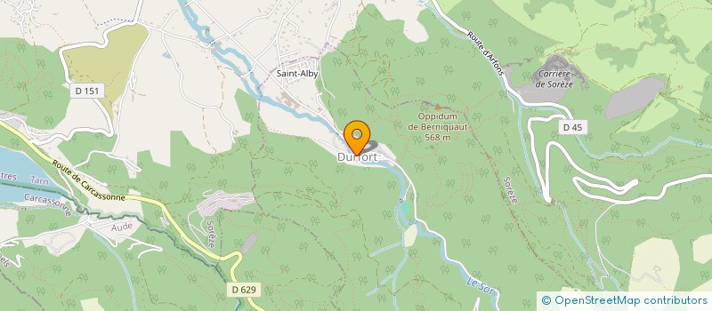 localisation de l'entreprise MONSIEUR JEAN-PHILIPPE BONNEFOUS  DURFORT