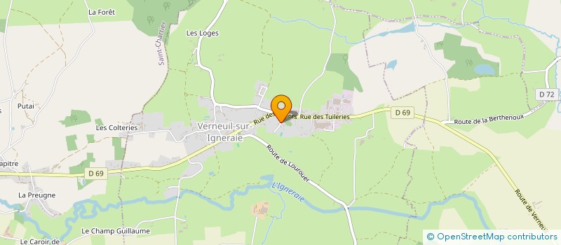 localisation de l'entreprise MONSIEUR JEAN-PHILIPPE BONNET à VERNEUIL-SUR-IGNERAIE