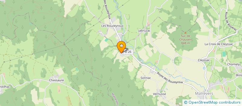 localisation de l'entreprise MONSIEUR JEAN PHILIPPE BOUCHO  MALREVERS