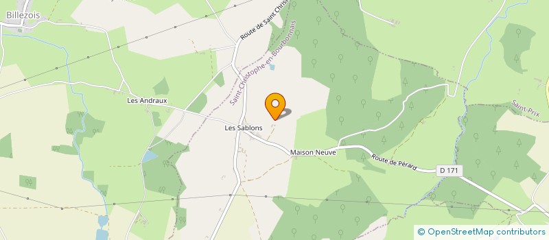 localisation de l'entreprise MONSIEUR JEAN PHILIPPE BOUGEROL  LE BREUIL