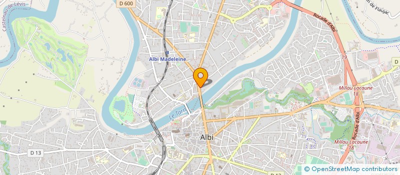 localisation de l'entreprise MONSIEUR JEAN-PHILIPPE BOUISSET à ALBI