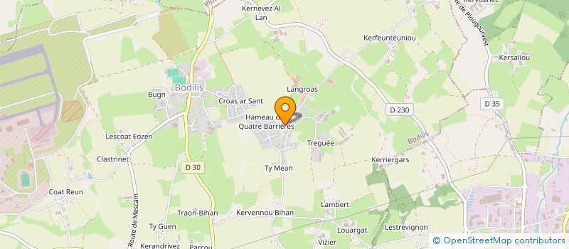 localisation de l'entreprise MONSIEUR JEAN-PHILIPPE BOULC'H  BODILIS