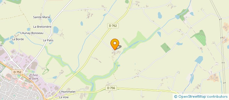 localisation de l'entreprise MONSIEUR JEAN-PHILIPPE BREBION  BEAUPREAU-EN-MAUGES