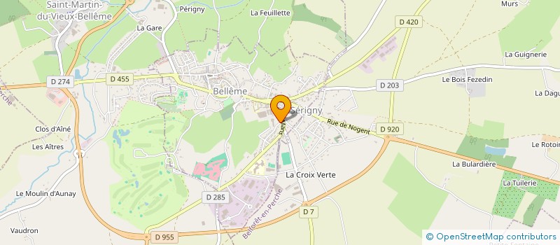localisation de l'entreprise MONSIEUR JEAN-PHILIPPE BRIGODE à BELLEME