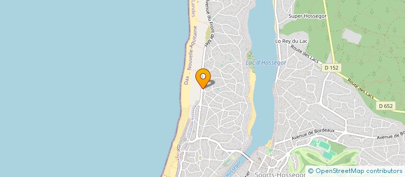 localisation de l'entreprise MONSIEUR JEAN PHILIPPE BROCARD  SOORTS-HOSSEGOR