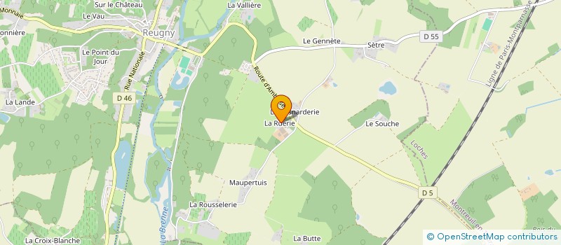 localisation de l'entreprise MONSIEUR JEAN-PHILIPPE BROSSILLON à REUGNY
